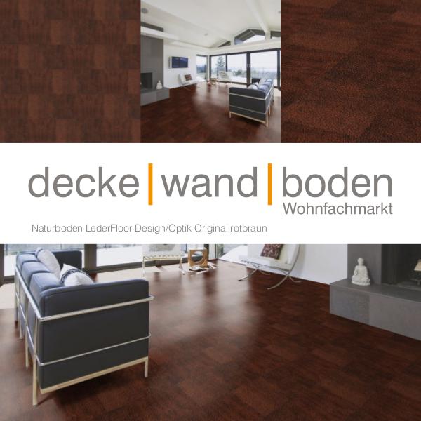 dwb Produktinformation LederFloor Original rotbrau