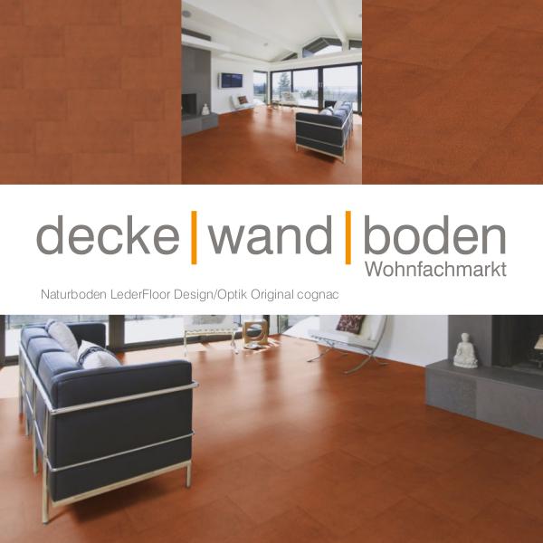 dwb Produktinformation LederFloor Original cognac
