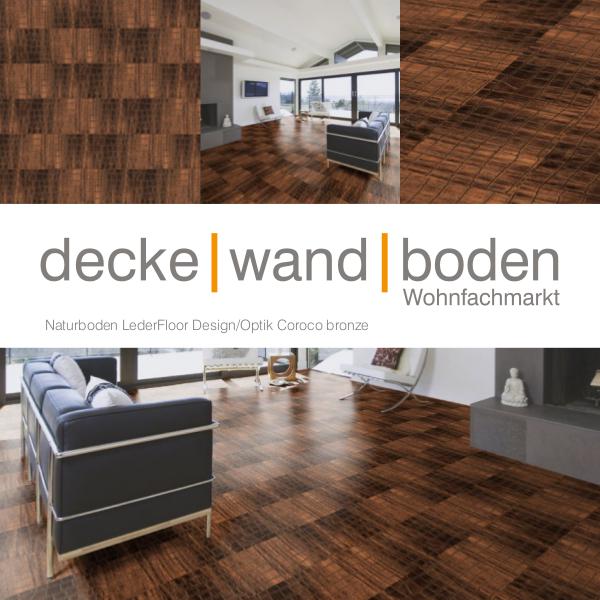 dwb Produktinformation LederFloor Croco bronze L70