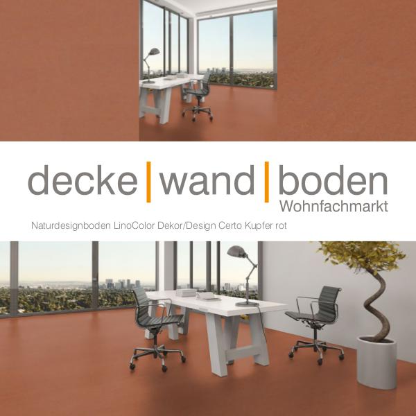 dwb Produktinformation LinoColor Certo Kupfer rot