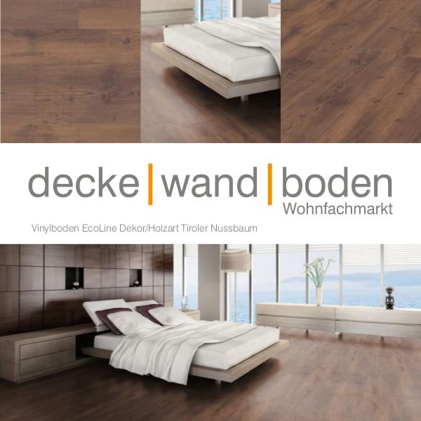 Corpet VinylFloor Vinylboden ECO dwb Produktinformation VinylBoden Eco Tiroler Nuss