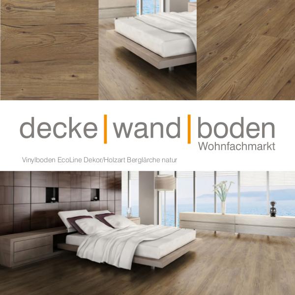 Corpet VinylFloor Vinylboden ECO dwb Produktinformation VinylBoden Eco Berglärche n