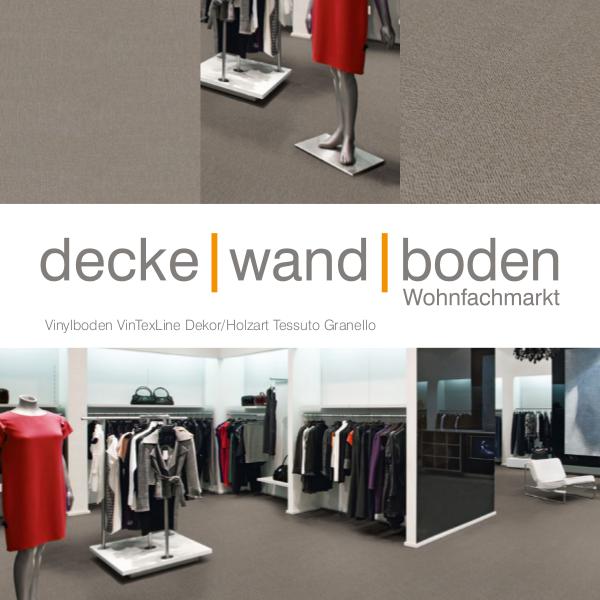 Corpet VinylFloor Vinylboden VinTex dwb Produktinformation VinylBoden VinTex Tessuto G