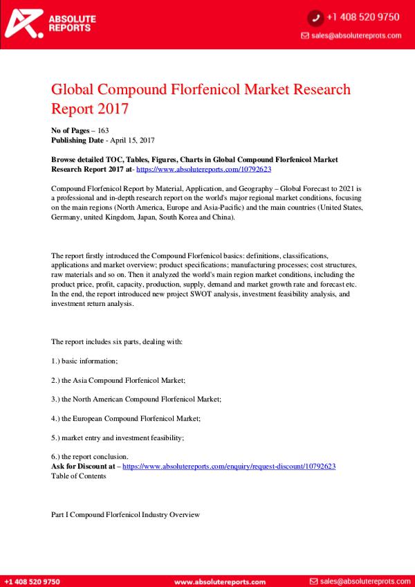 28-07-2017 Compound-Florfenicol-Market-Research-Report-2017