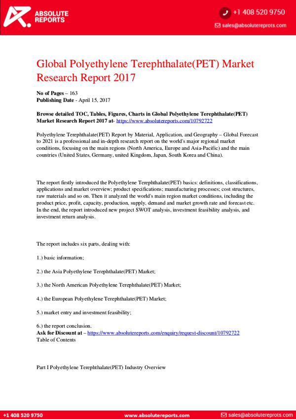 28-07-2017 Polyethylene-Terephthalate-PET-Market-Research-Rep