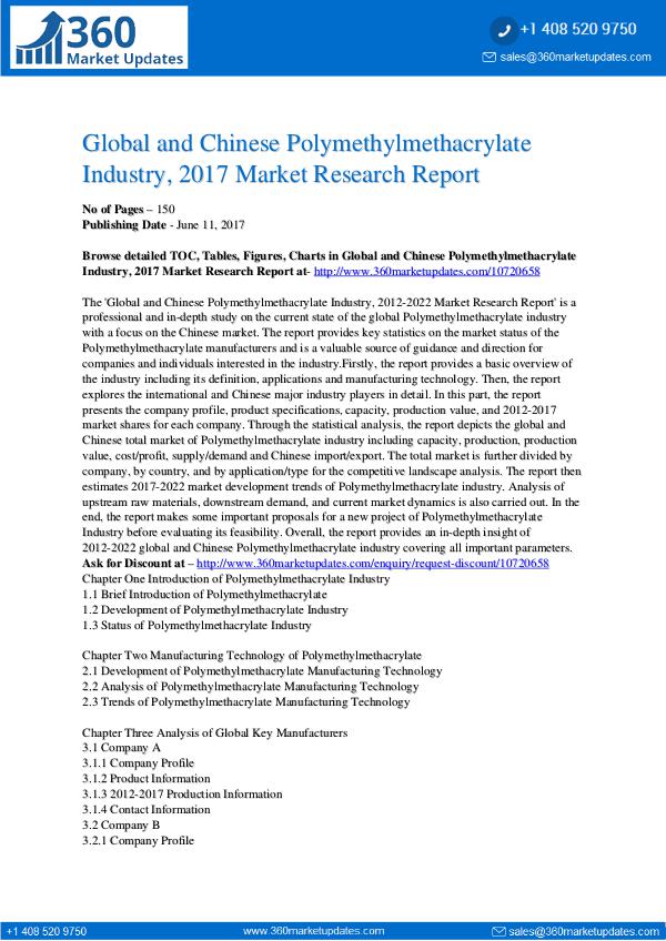 Polymethylmethacrylate-Industry-2017-Market-Resear