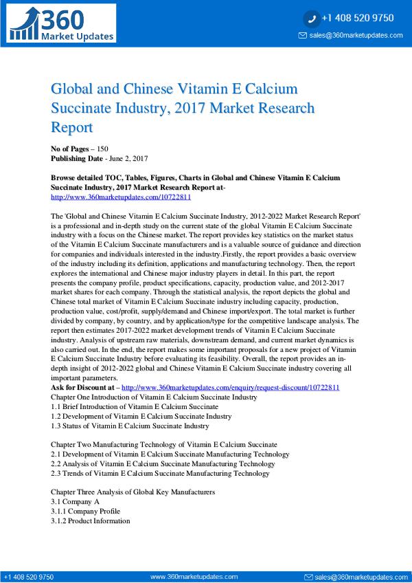 22-06-2017 Vitamin-E-Calcium-Succinate-Industry-2017-Market-R