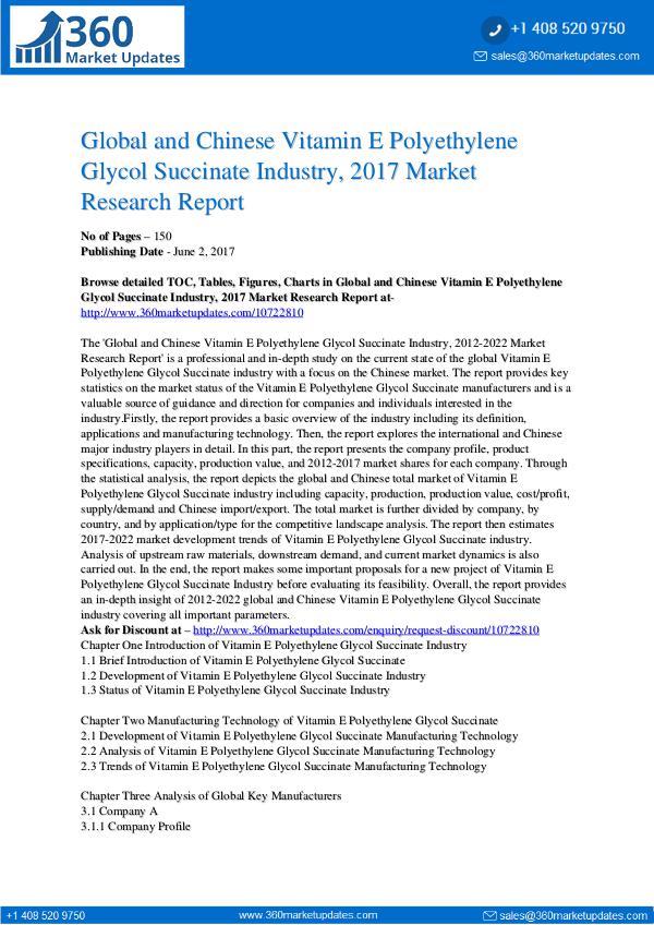 22-06-2017 Vitamin-E-Polyethylene-Glycol-Succinate-Industry-2