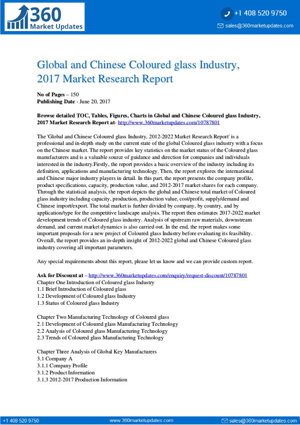 22-06-2017 Coloured-glass-Industry-2017-Market-Research-Repor