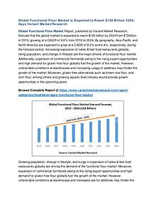 Functional Flour Market Global Scenario