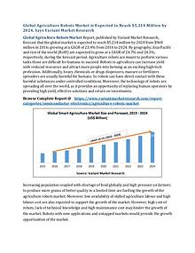 Agriculture Robots Market Global Scenario