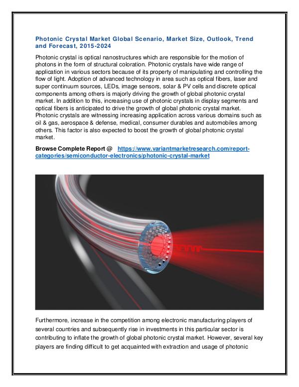 Photonic Crystal Market