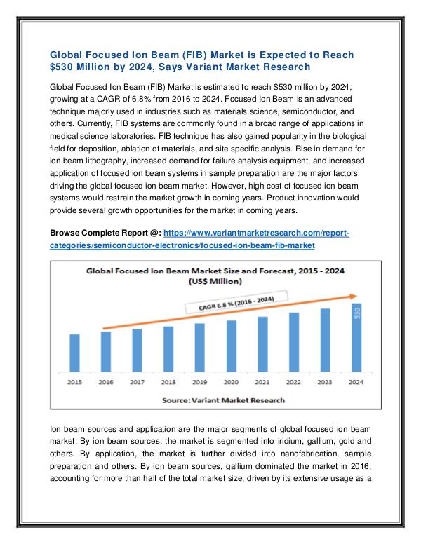 Global Focused Ion Beam Market