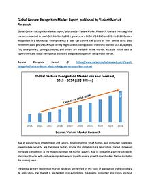 Global Gesture recognition Market