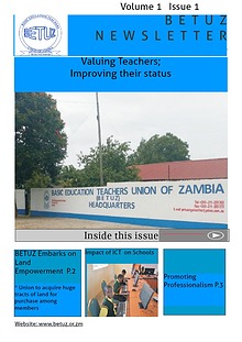 BETUZ Newsletter Vol 1 Issue 1