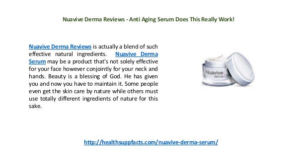 Nuavive Derma Reviews Nuavive Derma Reviews