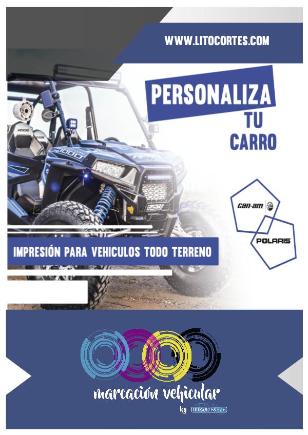 Marcación vehicular Litocortes S.A.S catalogo RZR