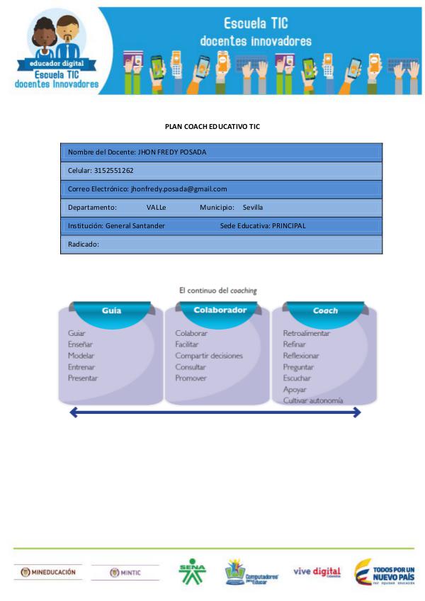 plan coaching AVANCE PLAN COACH TIC