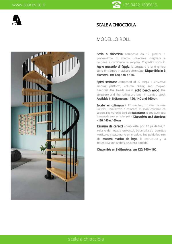 scale a giorno - scale in kit - salva spazio - a chiocciola Scale a chiocciola - spiral staircase