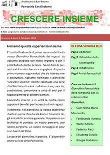 Giornalino Crescere Insieme