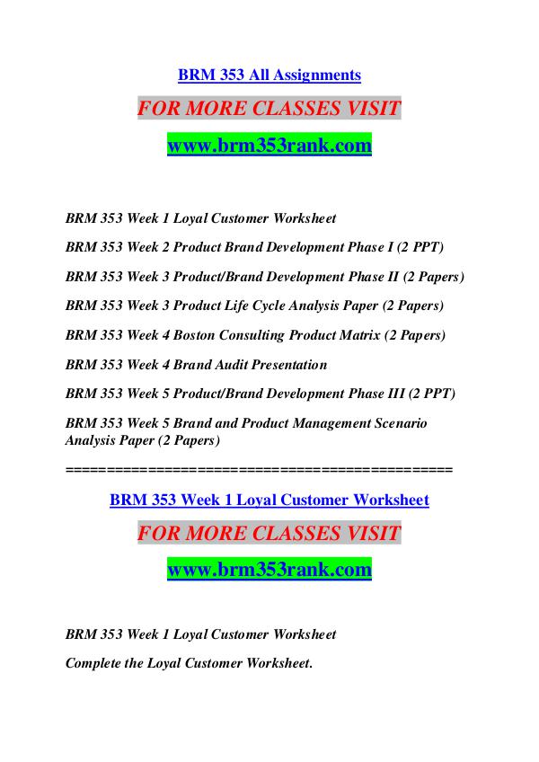 BRM 353 RANK Keep Learning /brm353rank.com BRM 353 RANK Keep Learning /brm353rank.com