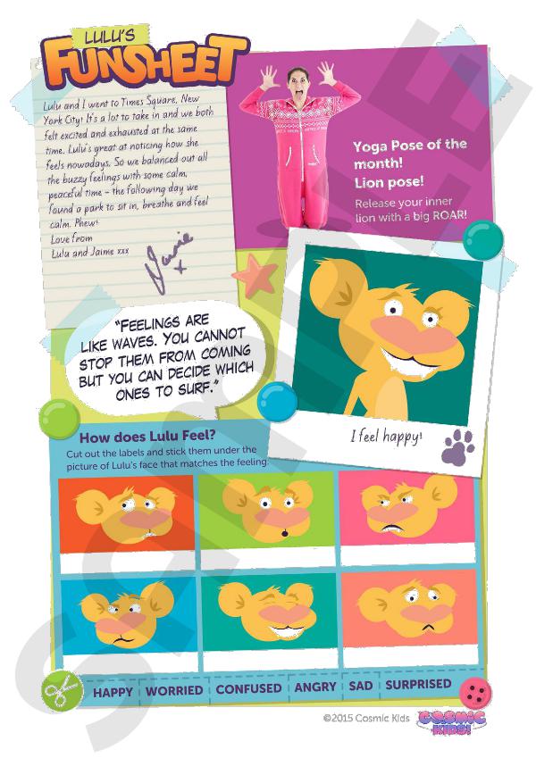 Kids Yoga Funsheets Kids Yoga Funsheet