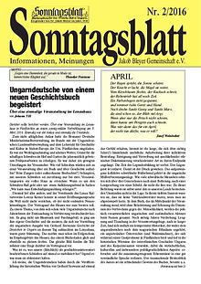 Sonntagsblatt