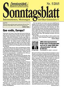 Sonntagsblatt