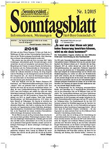 Sonntagsblatt