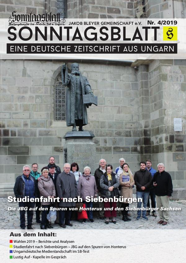 Sonntagsblatt 4/2019