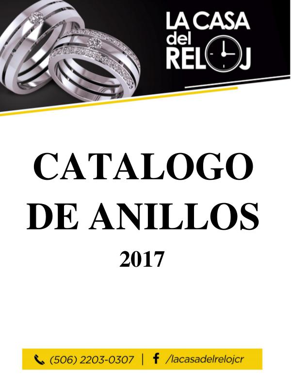 Catalogo de Anillos Catalogo de Anillos