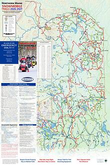 Aroostook County Snowmobile Map