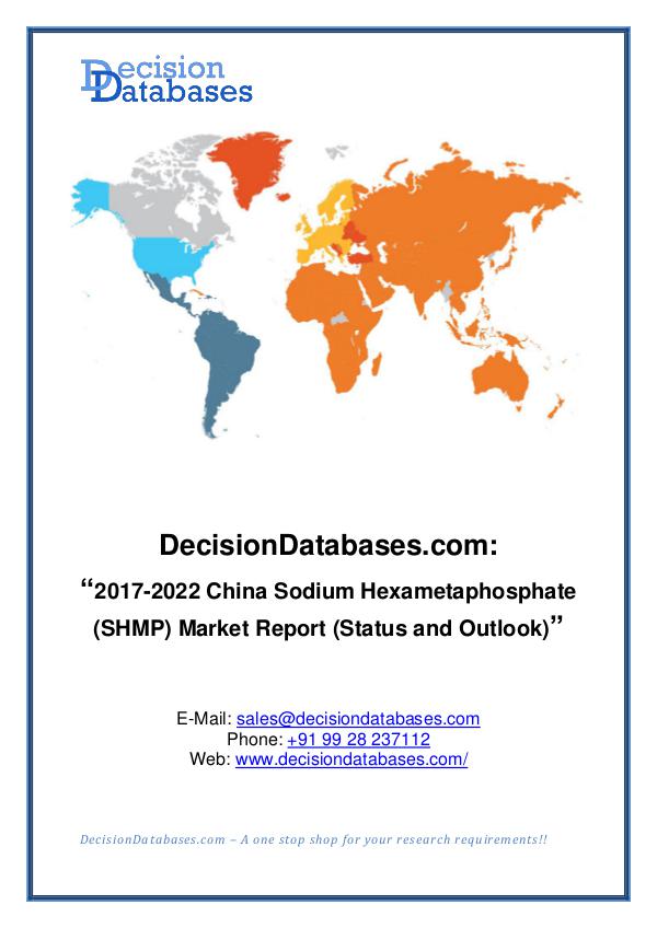 Market Report China Sodium Hexametaphosphate (SHMP) Market