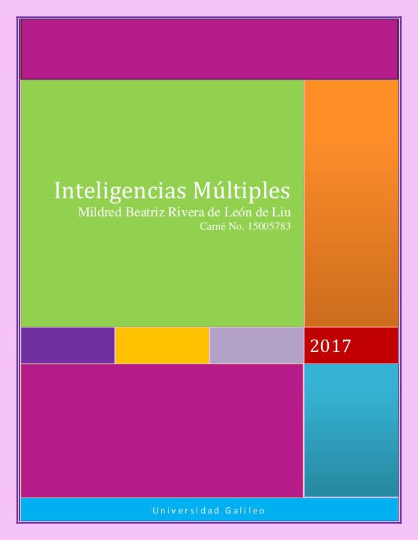 Inteligencias múltiples. InteligenciasMúltiples