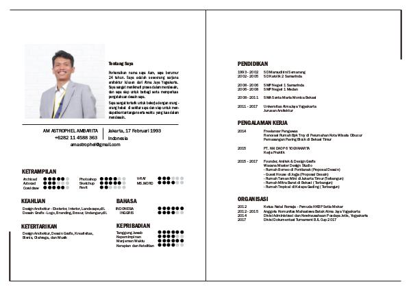 Am Astrophel - Architecture Portfolio CV