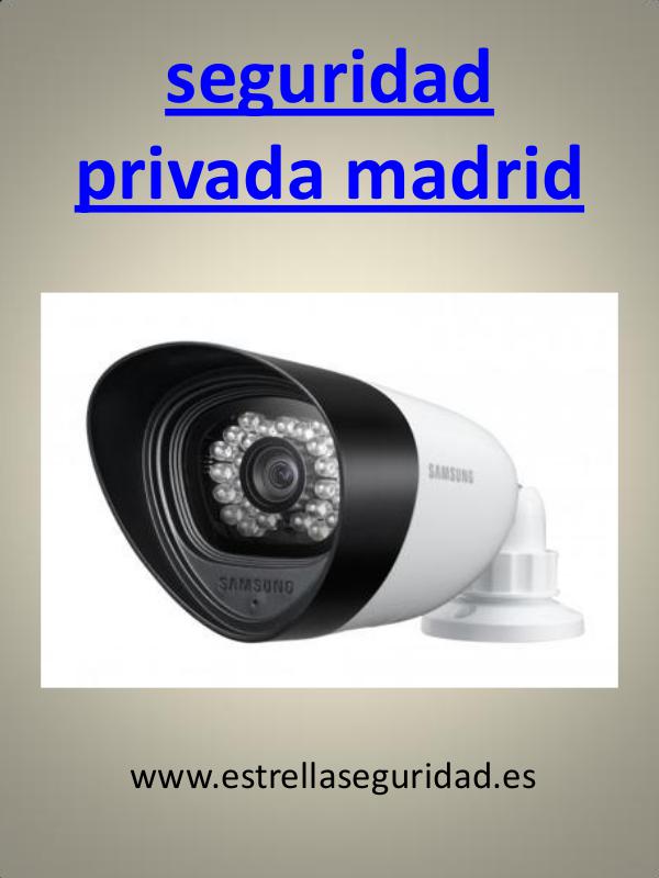 My first Magazine seguridad privada madrid