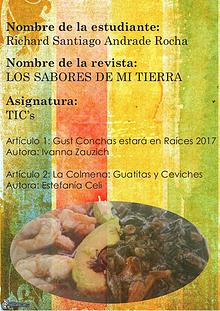 LOS SABORES DE MI TIERRA