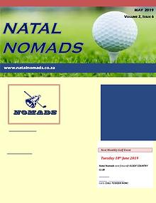 NATAL NOMADS Golf Club Monthly issue