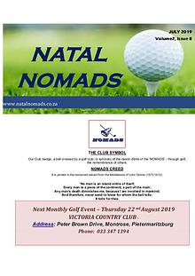 NATAL NOMADS Golf Club Monthly issue