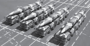 DF-26 intermediate-range missiles on transporters