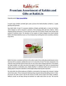 Premium Assortment of Rakhis and Gifts at Rakhi.in