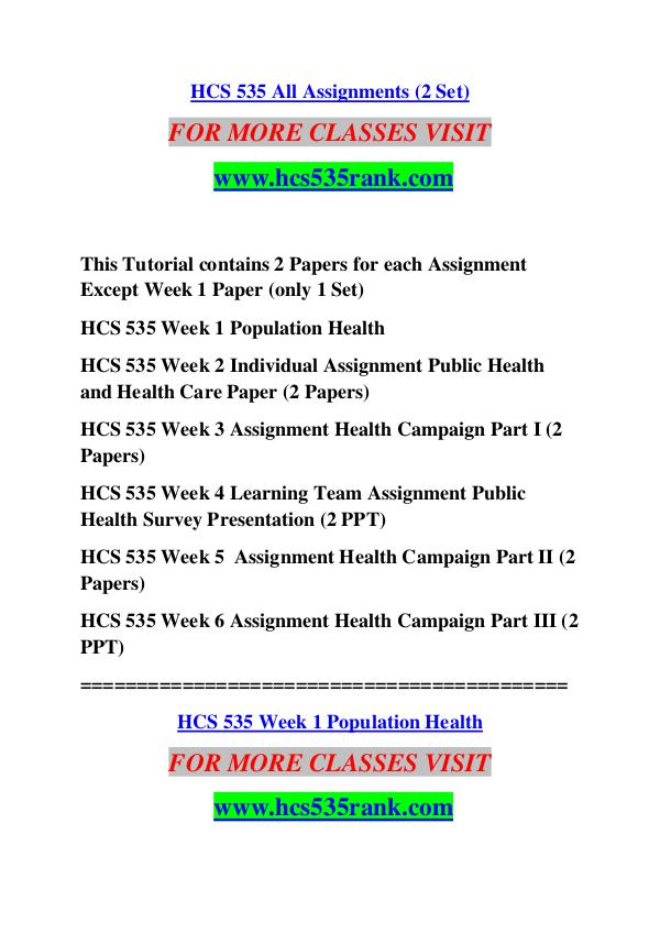 HCS 535 RANK Keep Learning /hcs535rank.com HCS 535 RANK Keep Learning /hcs535rank.com