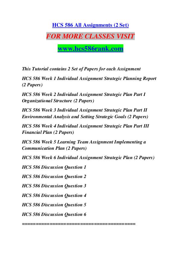 HCS 586 RANK Keep Learning /hcs586rank.com HCS 586 RANK Keep Learning /hcs586rank.com