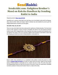 Online Rakhi shopping store