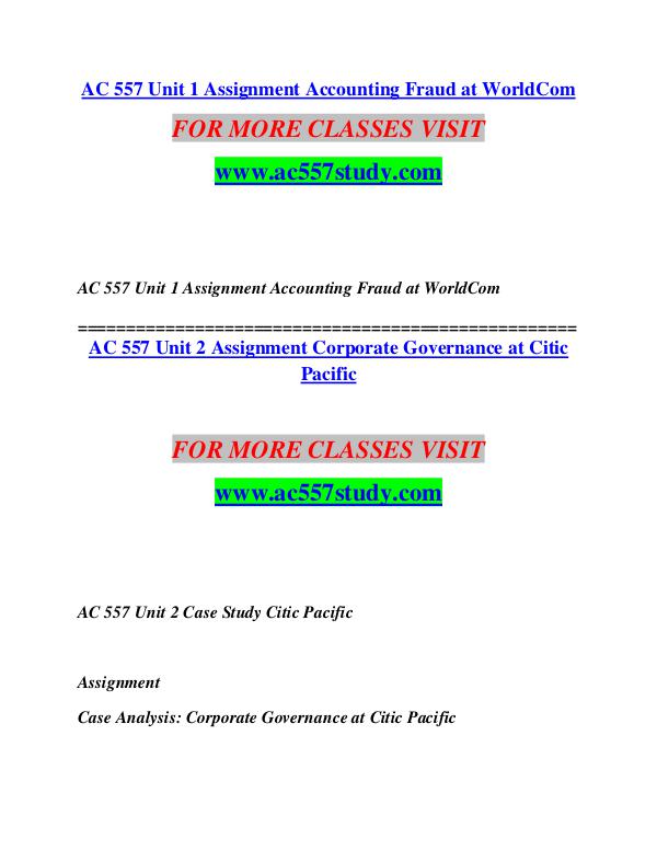 AC 557 STUDY Extraordinary Success/ac557study.com AC 557 STUDY Extraordinary Success/ac557study.com