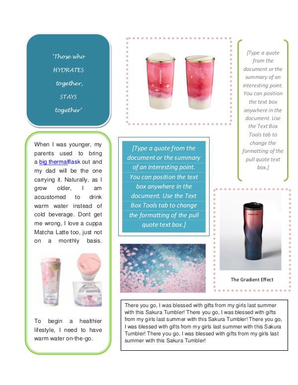 Sakura Cups and Tumbler eBook