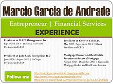 Marcio Garcia de Andrade – Experience