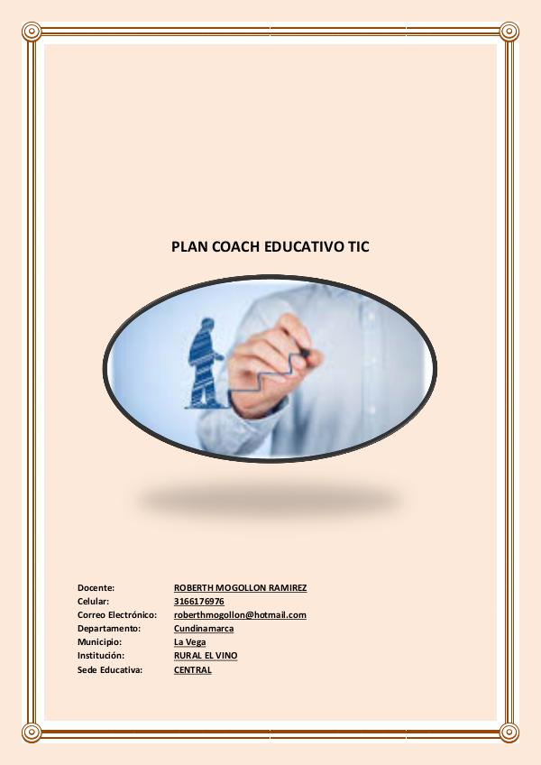 COACH EDUCATIVO PLAN COACH EDUCATIVO TIC 2