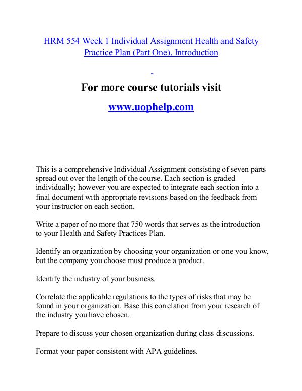 HRM 554 help Minds Online/uophelp.com HRM 554 help Minds Online/uophelp.com