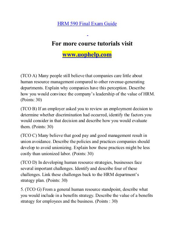 HRM 590 help Minds Online/uophelp.com HRM 590 help Minds Online/uophelp.com